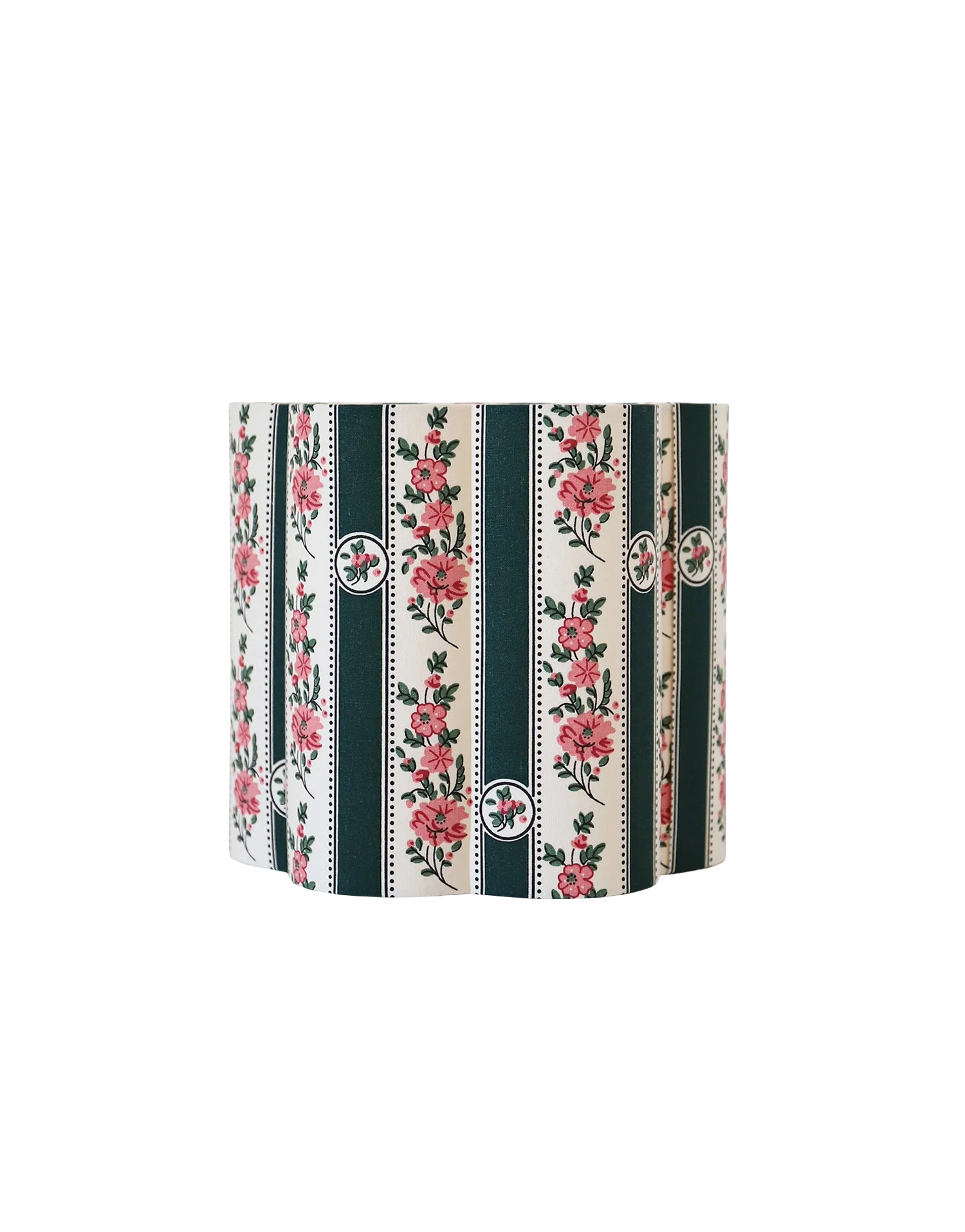 Flower-shaped lampshade Flora "green overmount"