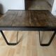 Industrial coffee table