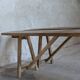 Pair of antique oak benches