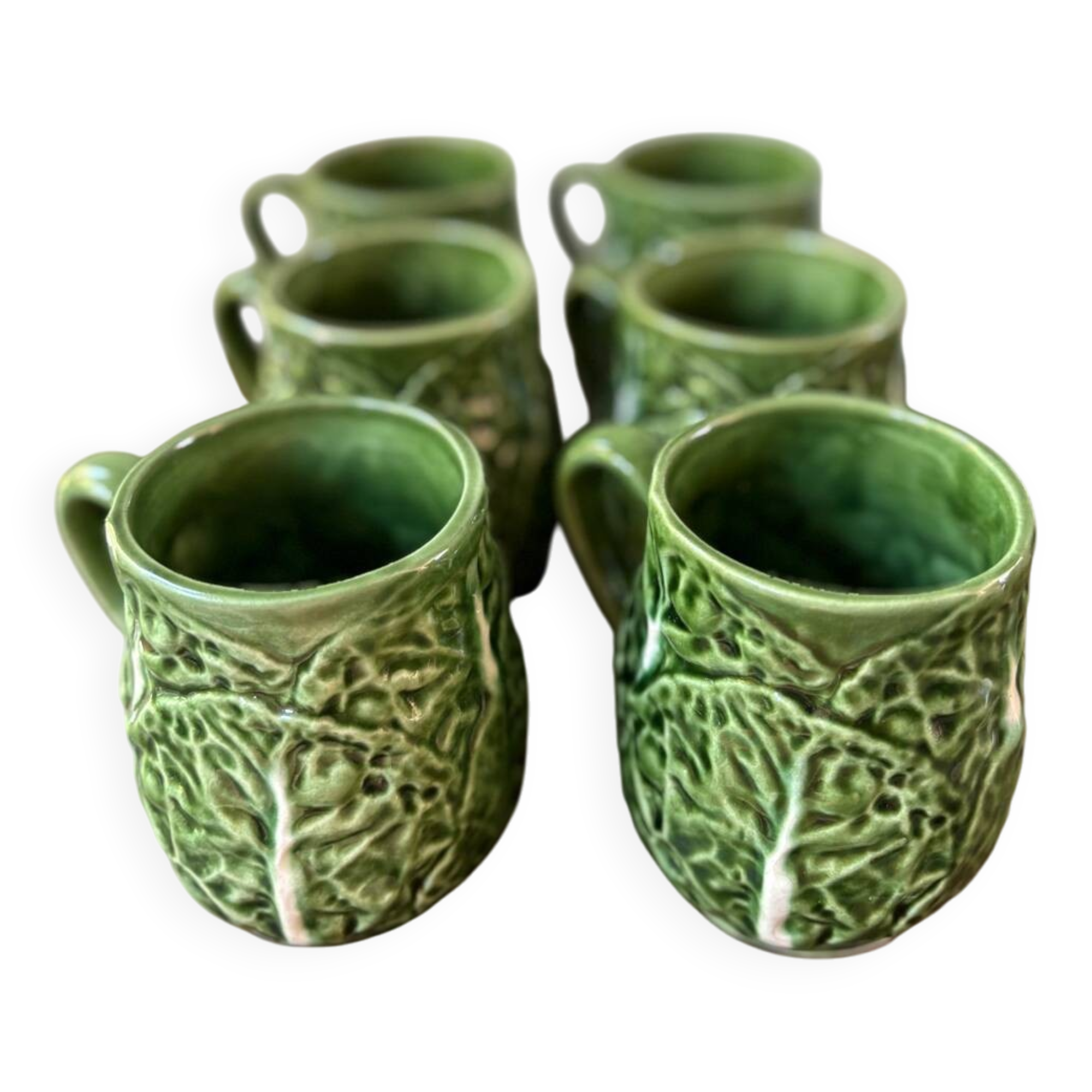 Vintage 50s-60s cabbage-shaped slushie coffee cups