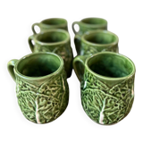Vintage 50s-60s cabbage-shaped slushie coffee cups