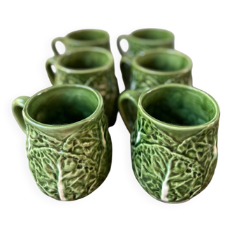 Vintage 50s-60s cabbage-shaped slushie coffee cups