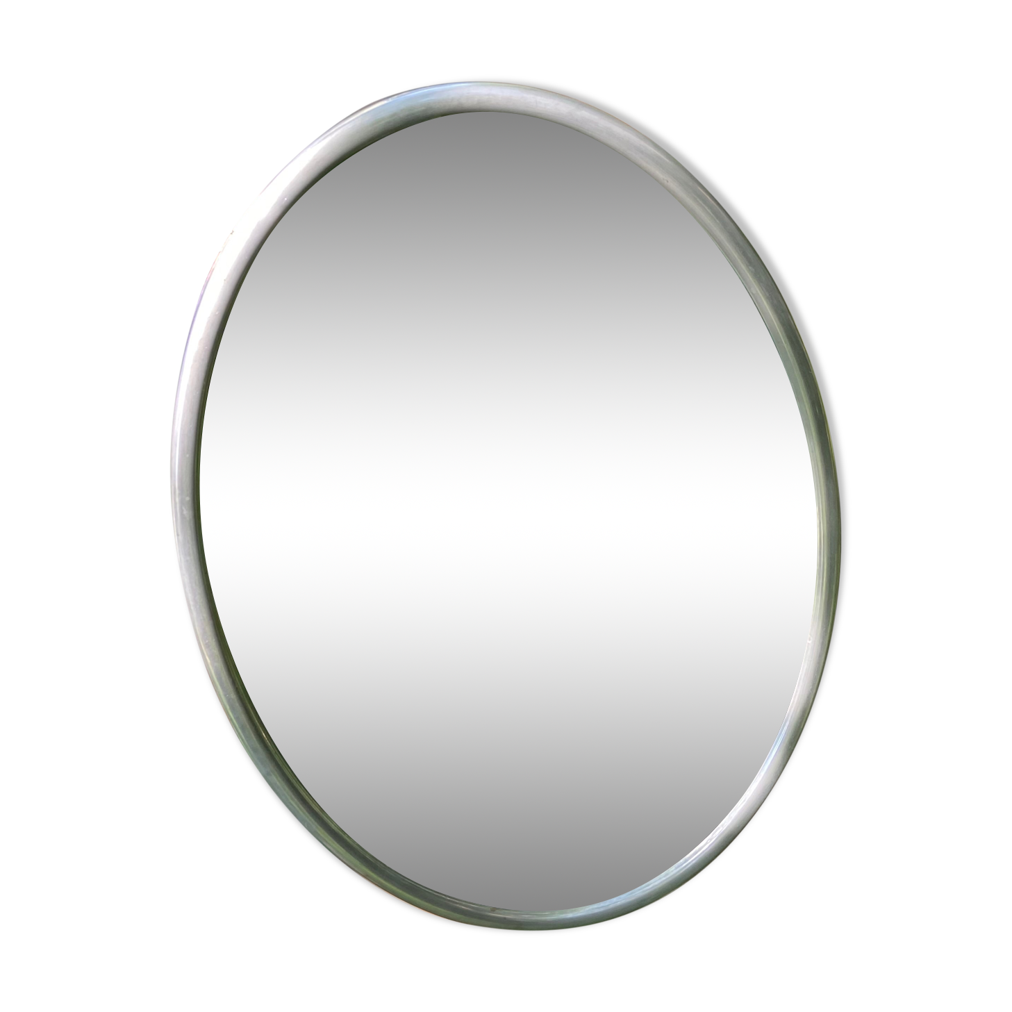 Oval tray mirror