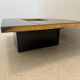 Sliding coffee table - hidden bar - Belgo Chrom