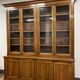 Large walnut bookcase from the end of the 19th century