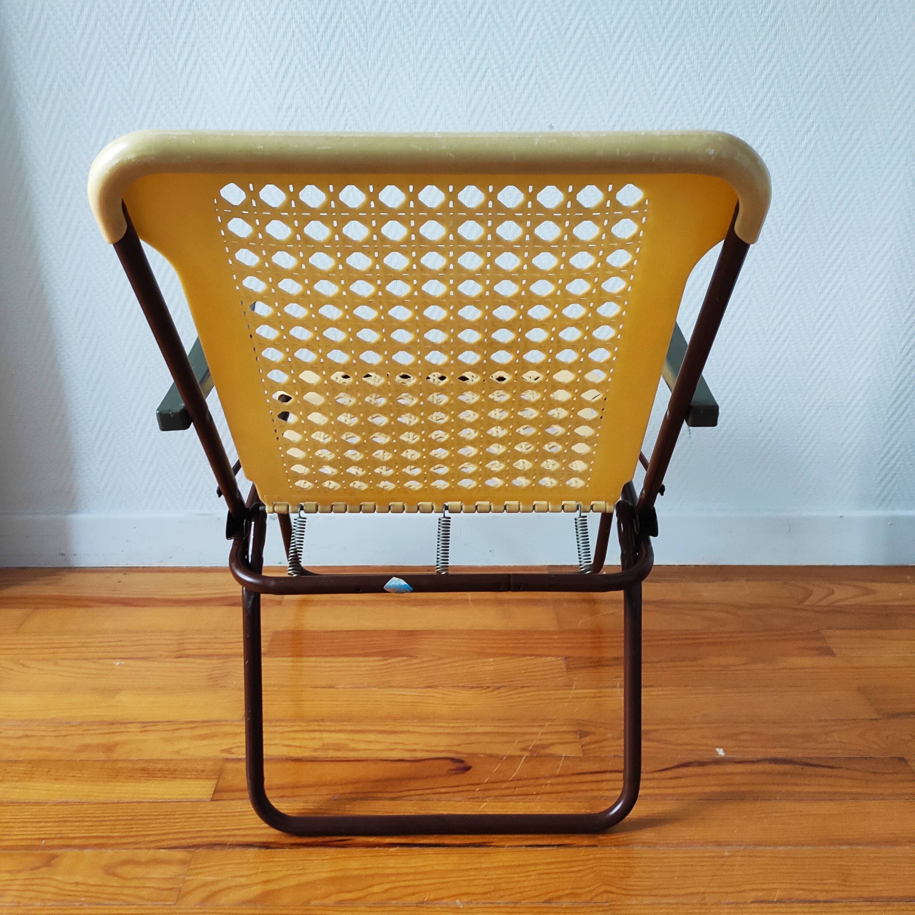 Vintage Italian folding chair 1970