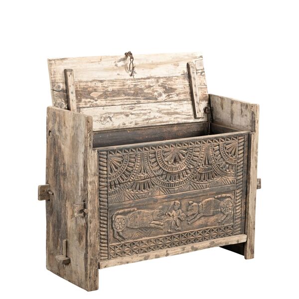 Sandook - Ancien coffre de l'Himachal