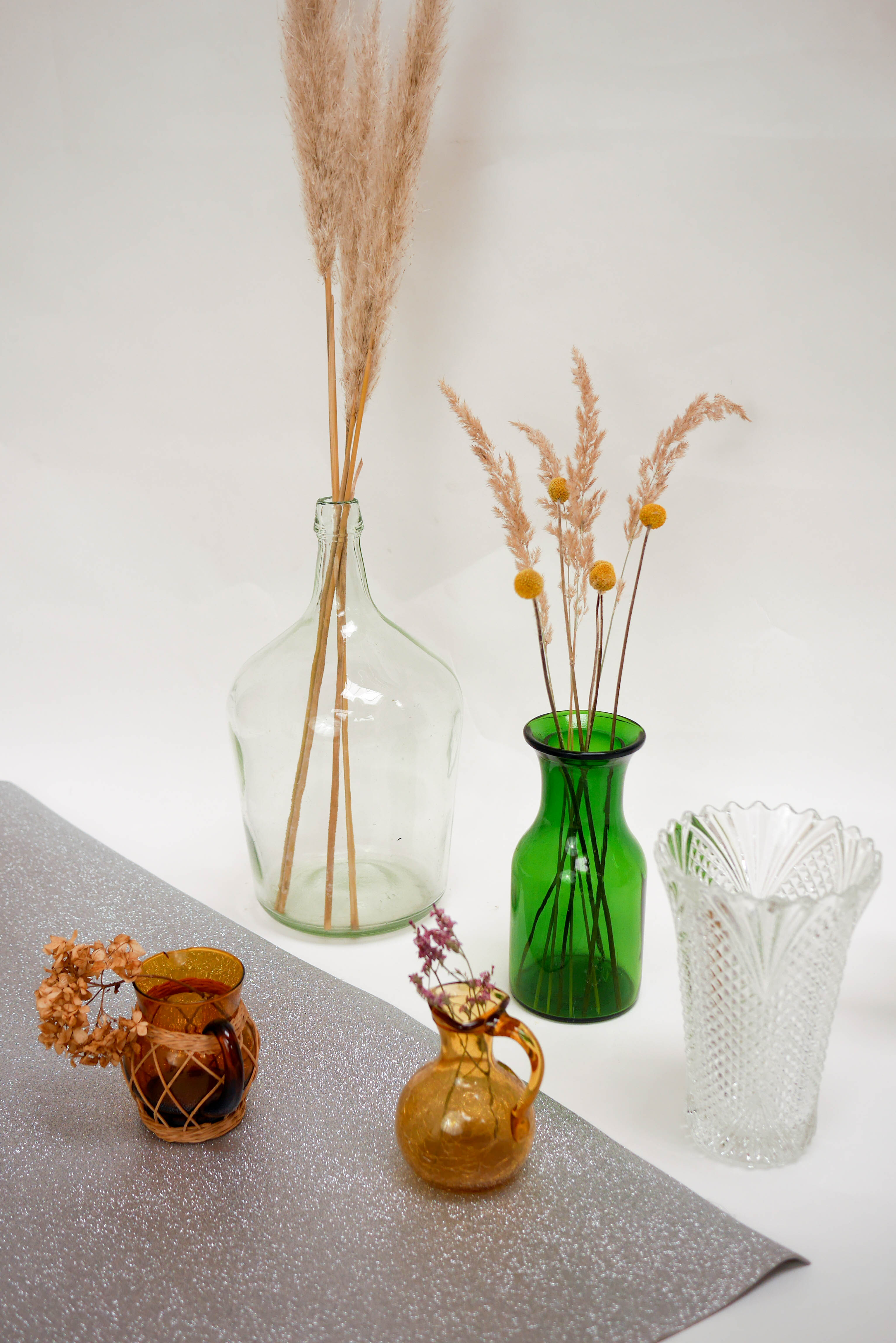Vintage glass vase