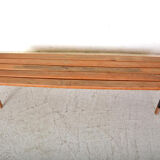 Slatted bench dating from the 60s