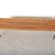 Slatted bench dating from the 60s