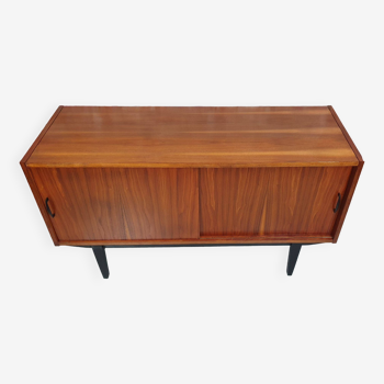 Renovated walnut sideboard Violetta, 1960s, Polish People's Republic