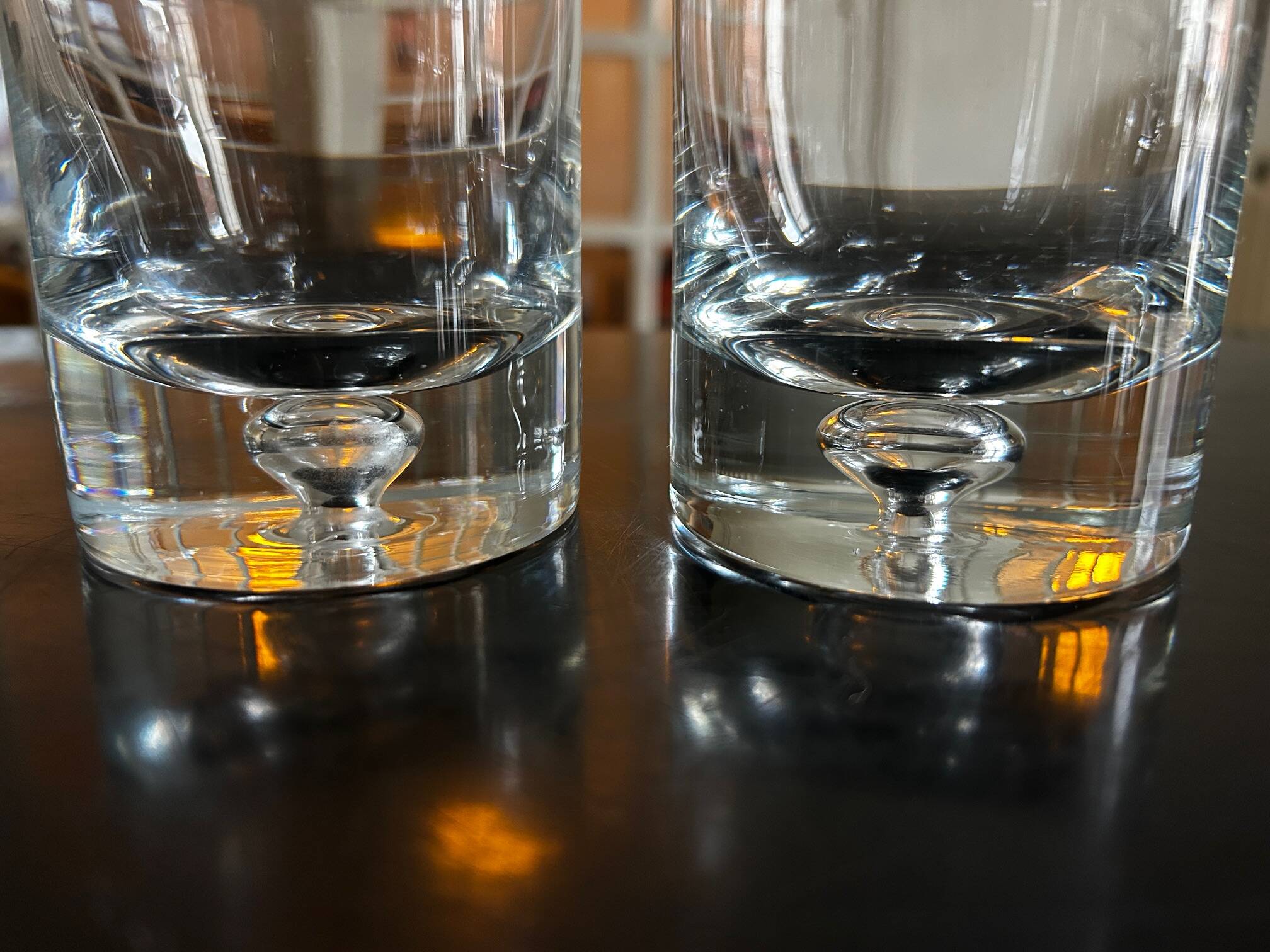 8 Scandinavian crystal glasses by Tapio Wirkkala