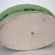 Large enameled ceramic terrine dish, vintage Alsace