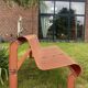 "Lagos" bench original by Artifort, designed by Nel Verschuuren, Netherlands.