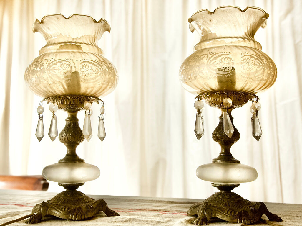 2 Art deco lamps 1920