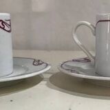 Maxim's cups and saucers from Paris