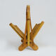 Foldable bamboo vintage magazine door, vintage magazine range. Year 70