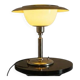 Lampe de table Art Déco en verre opalin, vers 1930