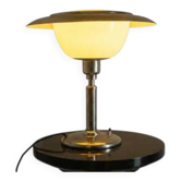 Lampe de table Art Déco en verre opalin, vers 1930