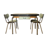 Formica table and its two chairs