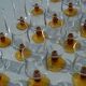 Ochre stemmed glasses from the 70s