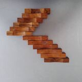 Set of 12 wooden knife holders