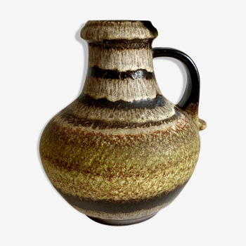 Vase de poterie Allemagne de l’Ouest années 1960