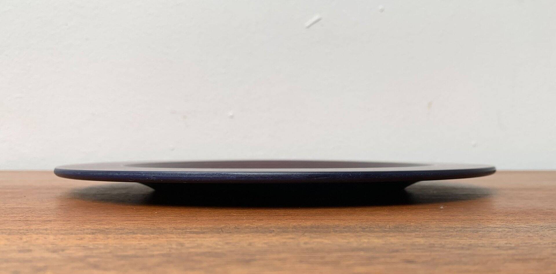 Assiette déco en bouleau finition vintage de Tailio Design, Finlande, années 1970