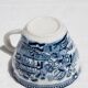 Set of 11 Churchill coffee cups with blue English patterns