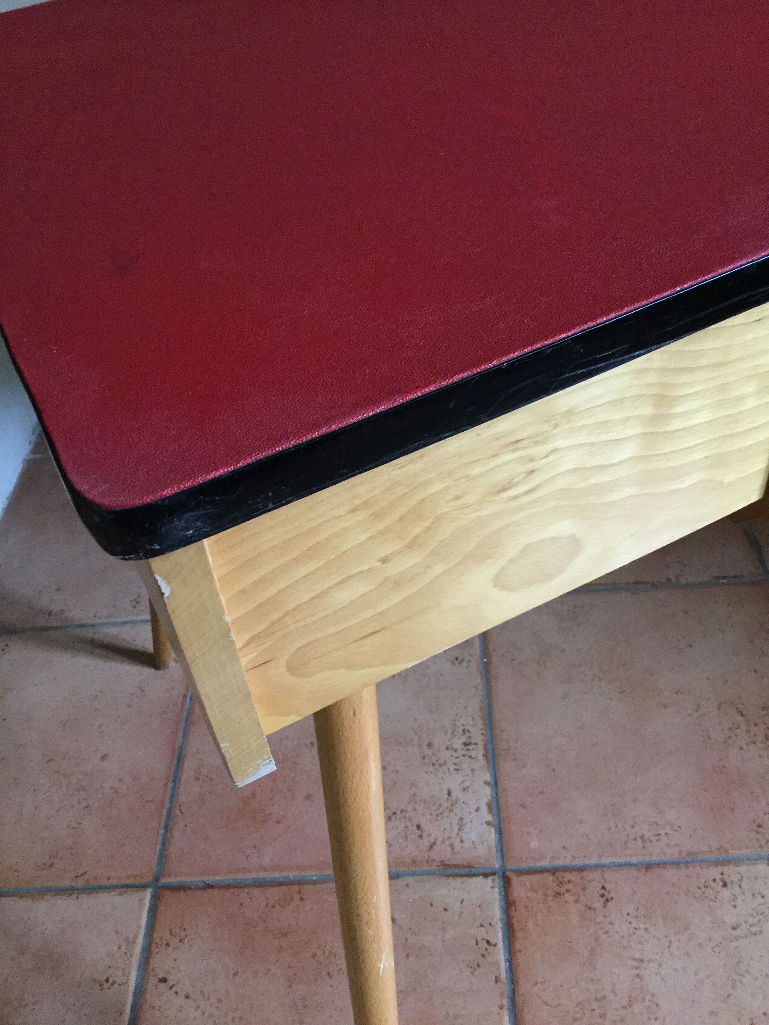 Vintage compass feet desk