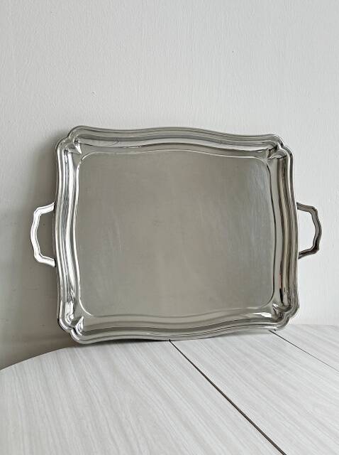 Stainless steel serving trays