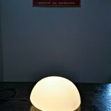 Lampshade ball 1/2 globe old opaline