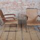 Czech Bauhaus Chrome Armchairs attributed to M. Breuer for Thonet, 1920s, Set of 2