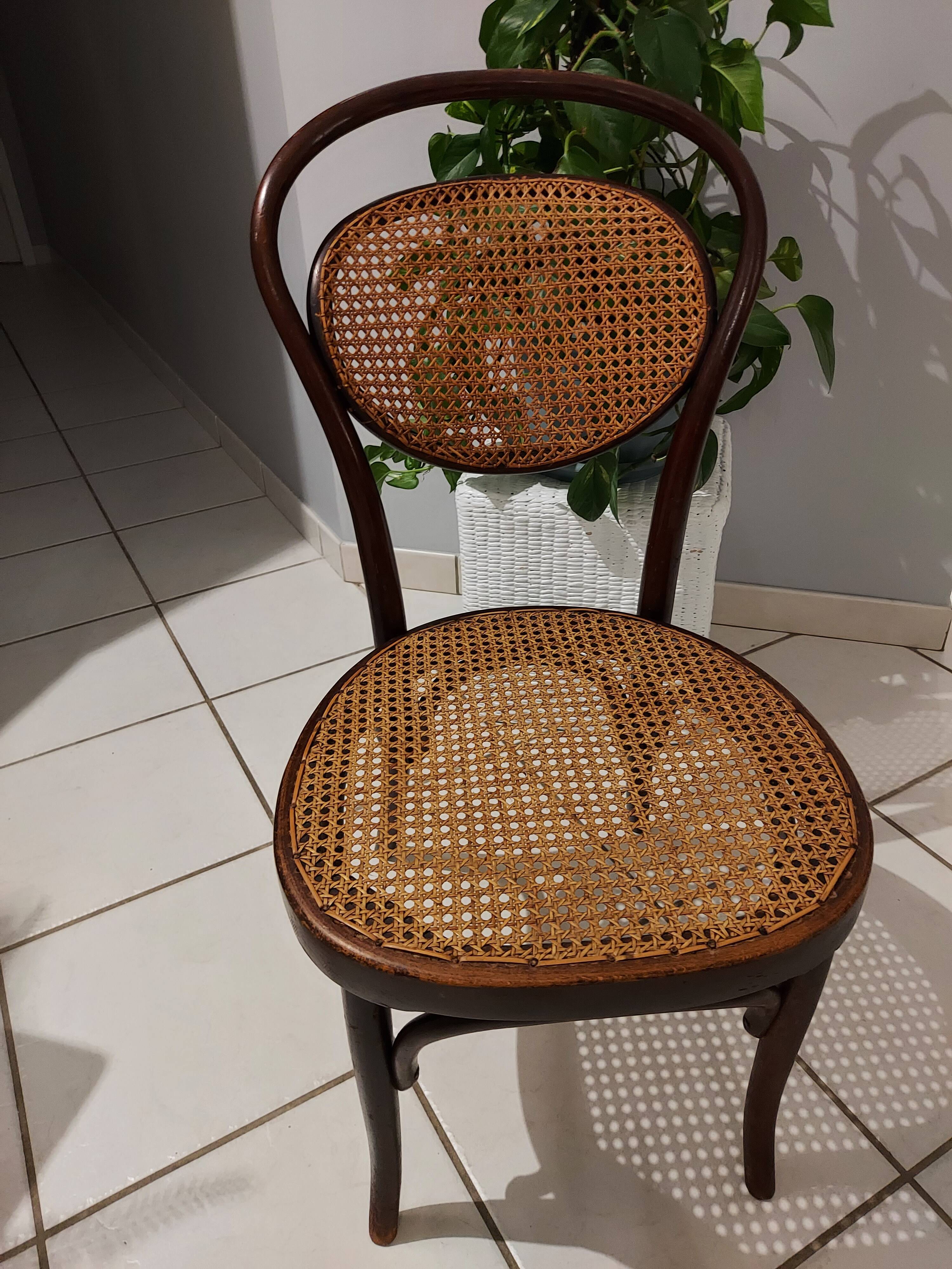 Jacob & Josef Kohn antique 1890 low chair