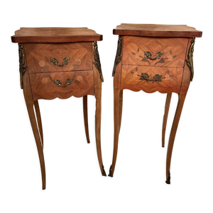 Paire de tables de nuit