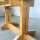 Bookcase on solid beech legs from the 80s