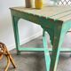 Turquoise patina table