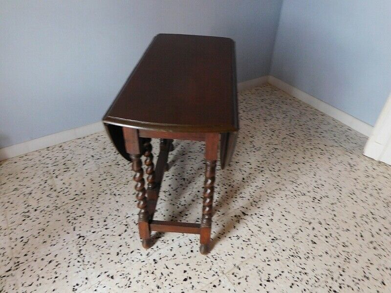Table anglaise à abattants en chêne