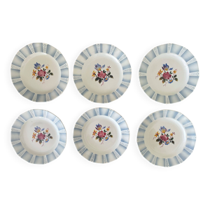 6 assiettes à dessert - sarreguemines