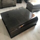 Leather club chair