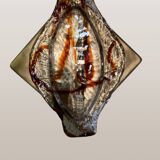 Lámpara colgante vintage de cristal de Murano de Mazzega, 1960