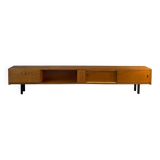 Vintage solid oak sideboard (shallow)