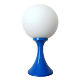 Space age blue and opaline lamp 1970