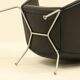 Wing chair & matching ottoman – CH445 & CH446 – by Hans Wegner