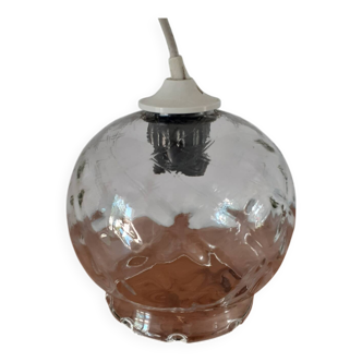 Glass chandelier