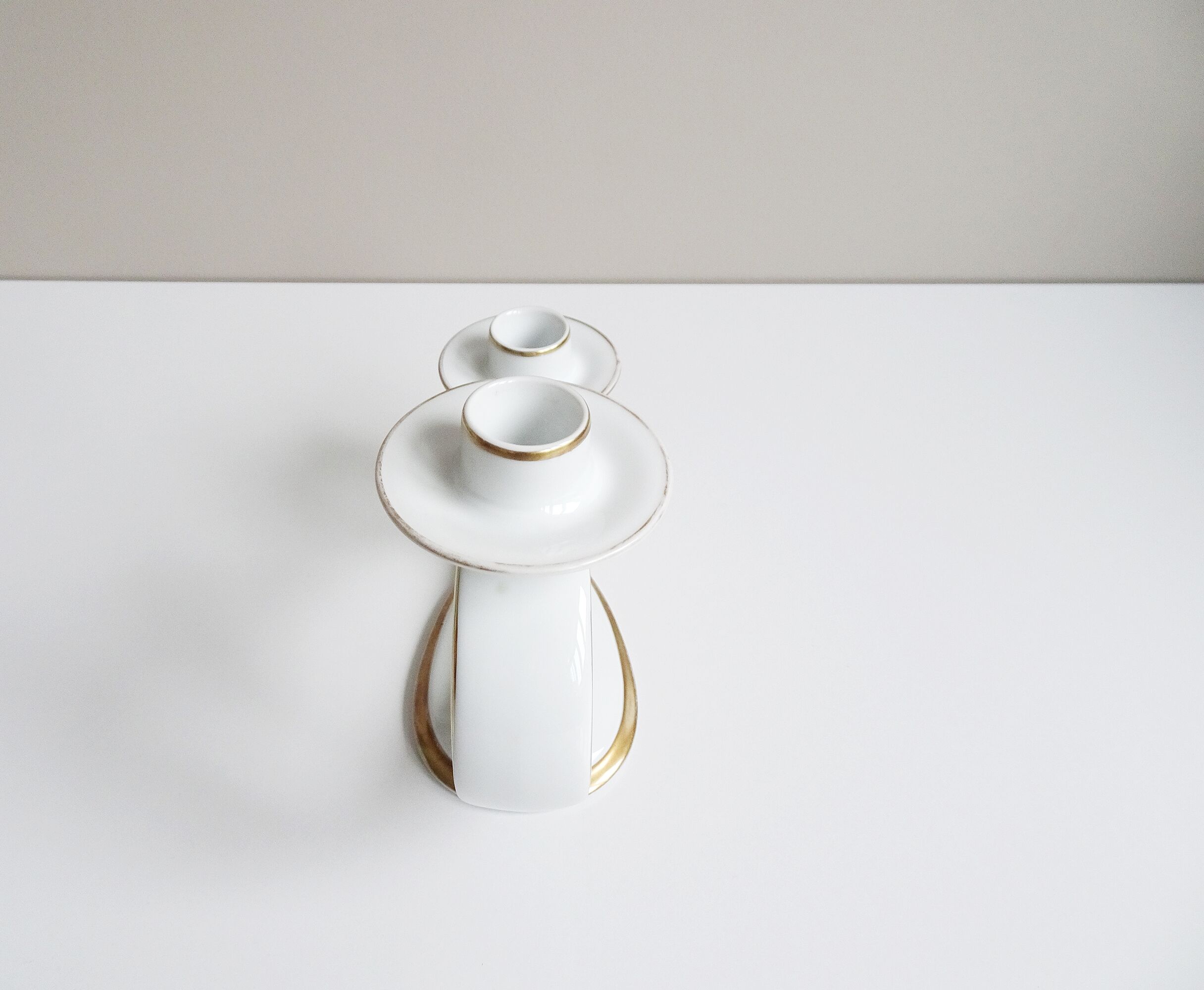 Porcelain candlesticks from Hutschenreuther