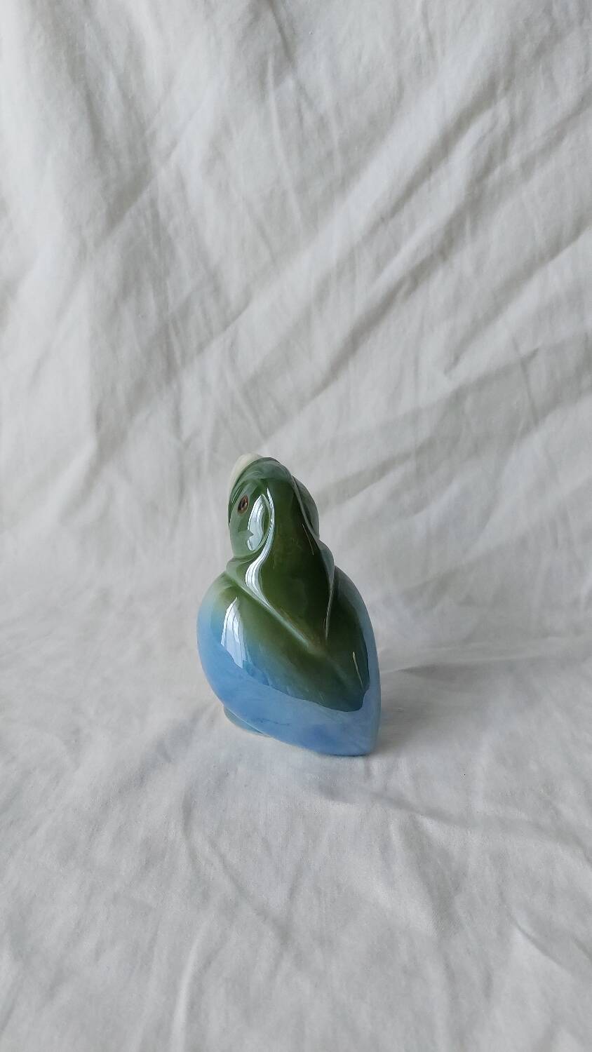 Ceramic Toucan Pastel Iridescent Enamel Decoration