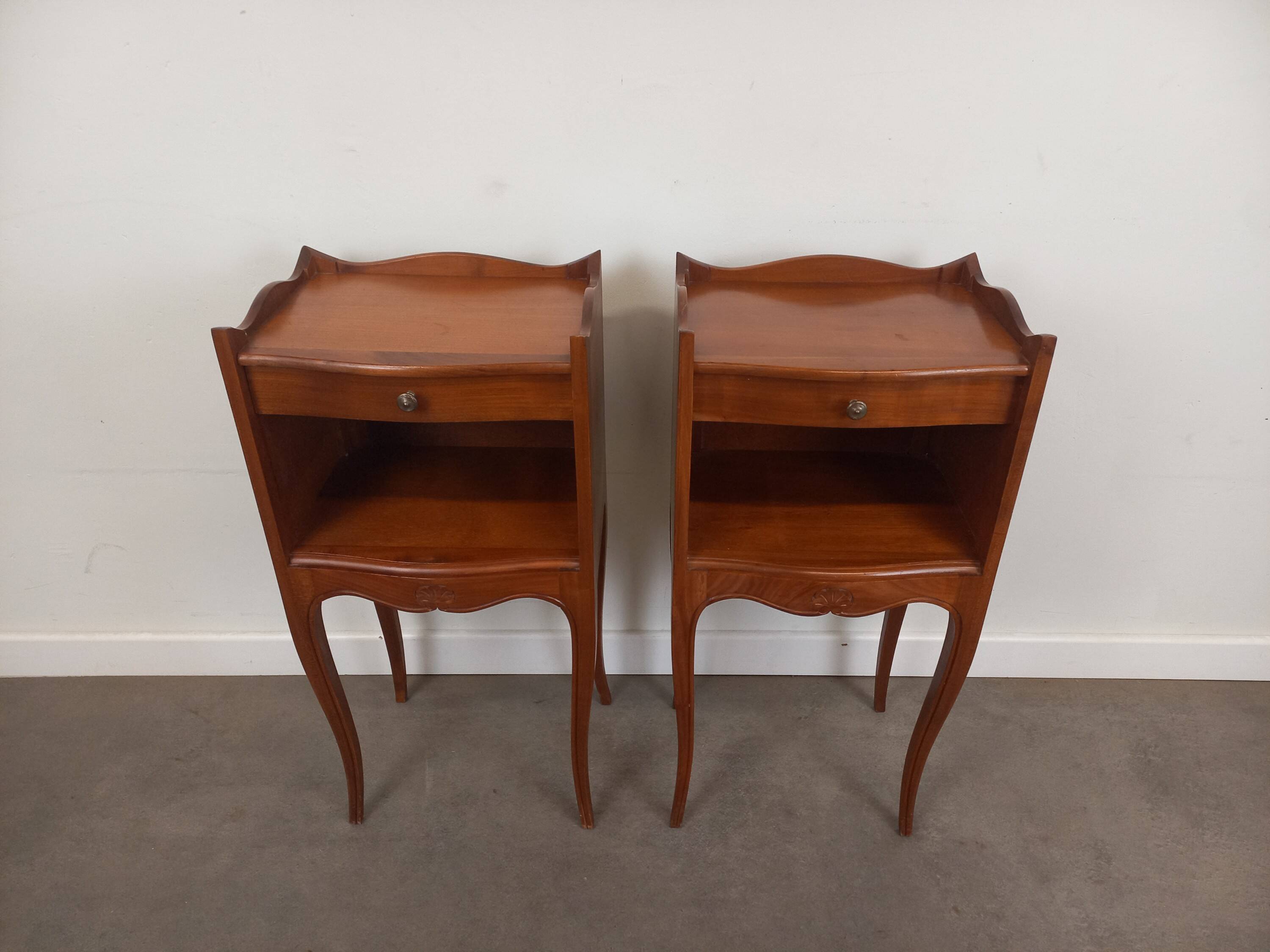 Pair of Louis XV style bedside tables