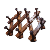 Vintage accordion coat rack