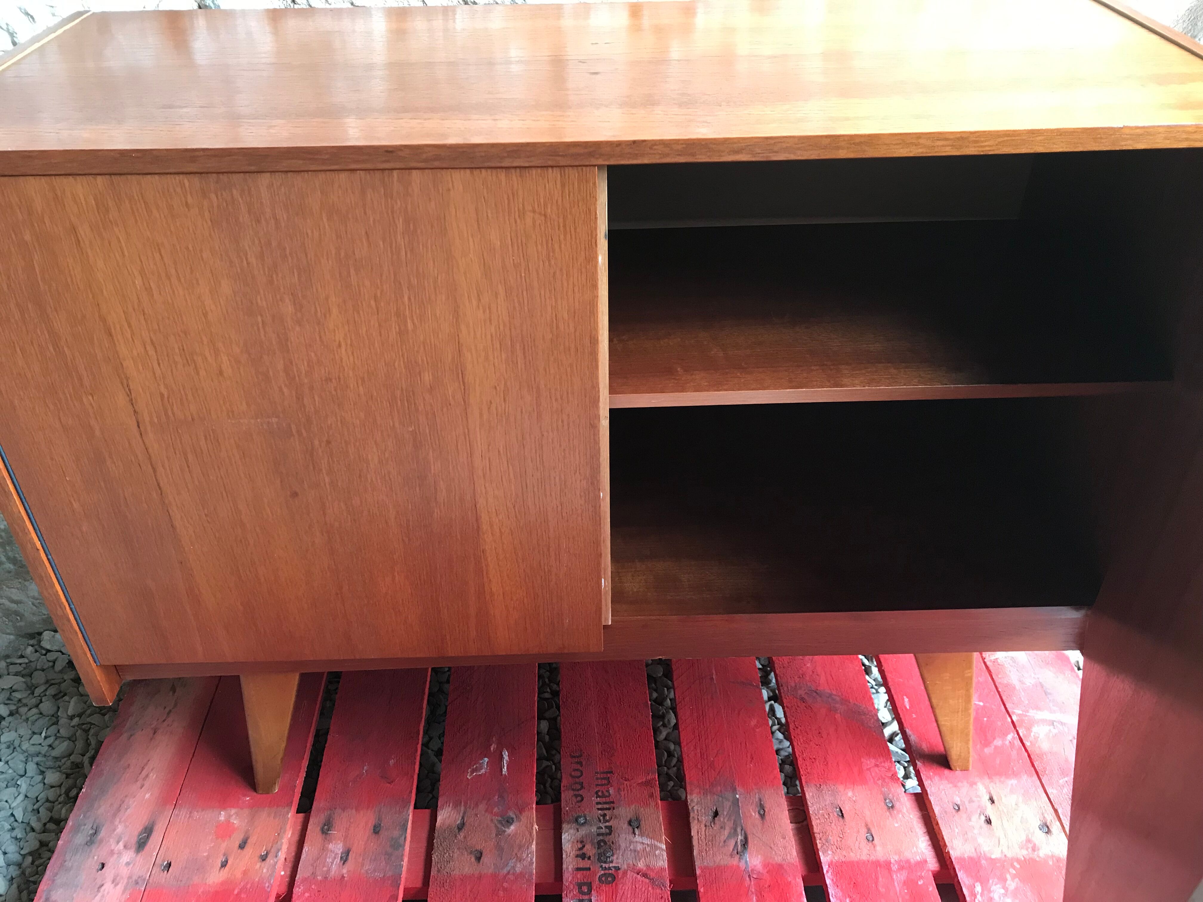 Vintage sideboard feet compass 1960's